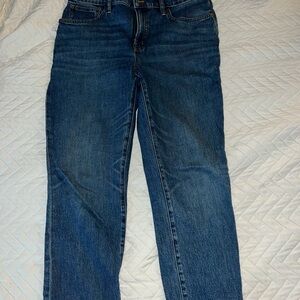 J. Crew Women's Straight Leg Jeans in Deep Blue